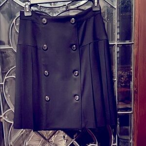 Elegant Black Double-Breasted Skirt by GRUPPO AMERICANO STUDIO